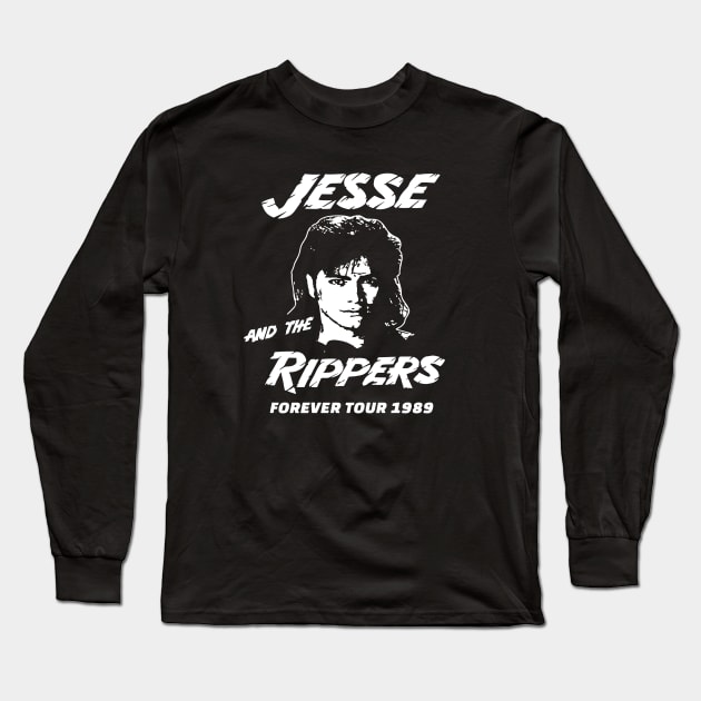 Jesse And The Rippers Funny 90’s Long Sleeve T-Shirt by Mendozab Angelob